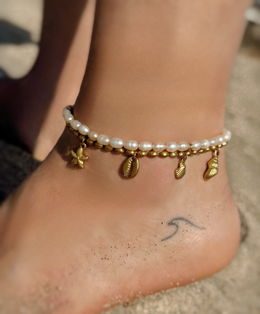 Trésors de mer ~ chaîne de cheville