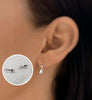 Florale ~ boucles d’oreilles