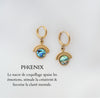 Phœnix ~ boucles d’oreilles