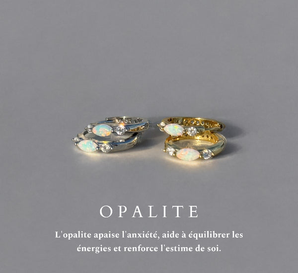 Opalite ~ boucles d’oreilles