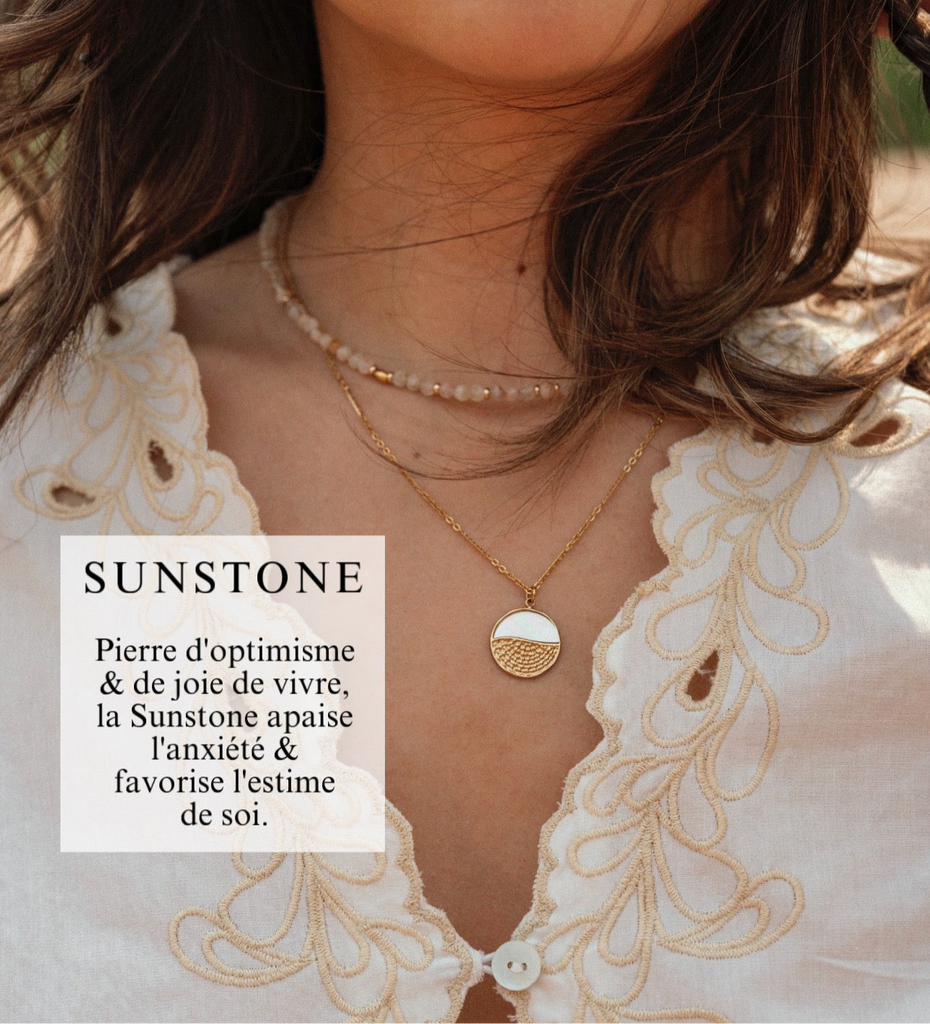 Sunstone ~ collier