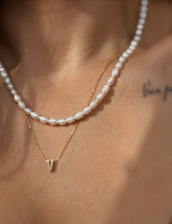 Duo Alphabet ~ collier