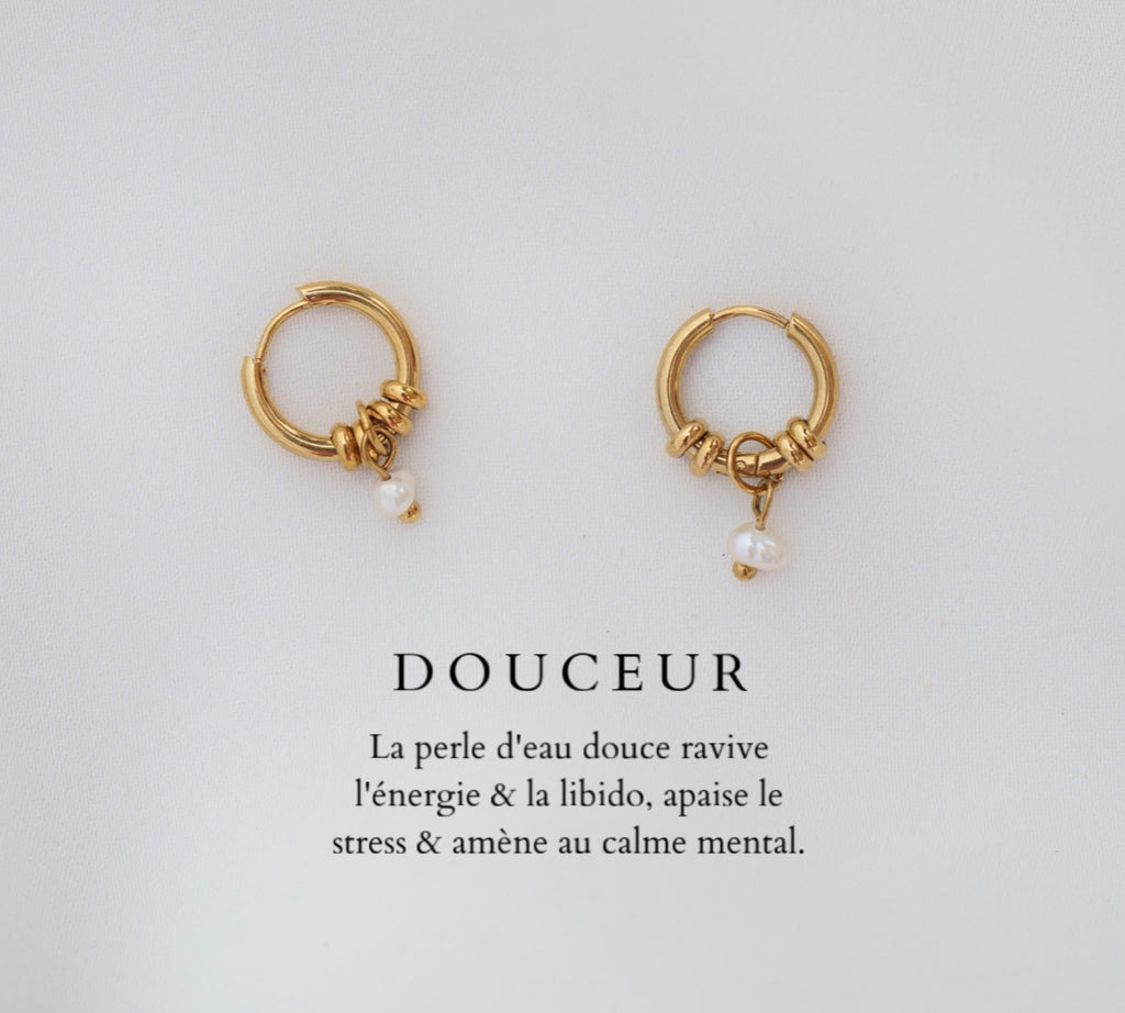 Douceur ~ boucles d’oreilles