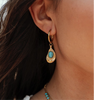 Turquoise ~ boucles d’oreilles