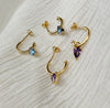 Azur ~ boucles d’oreilles