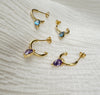 Azur ~ boucles d’oreilles