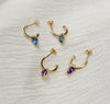 Azur ~ boucles d’oreilles