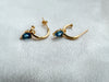 Azur ~ boucles d’oreilles