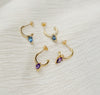 Azur ~ boucles d’oreilles