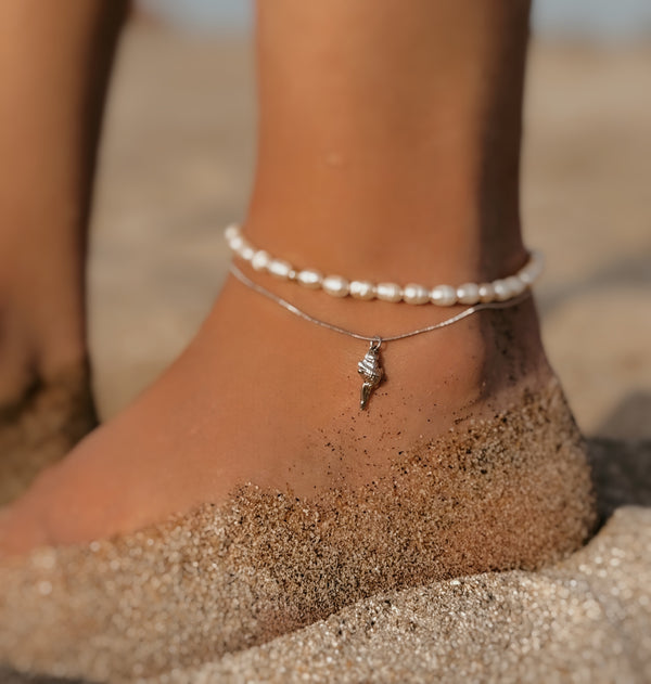 Seashell ~ chaîne de cheville