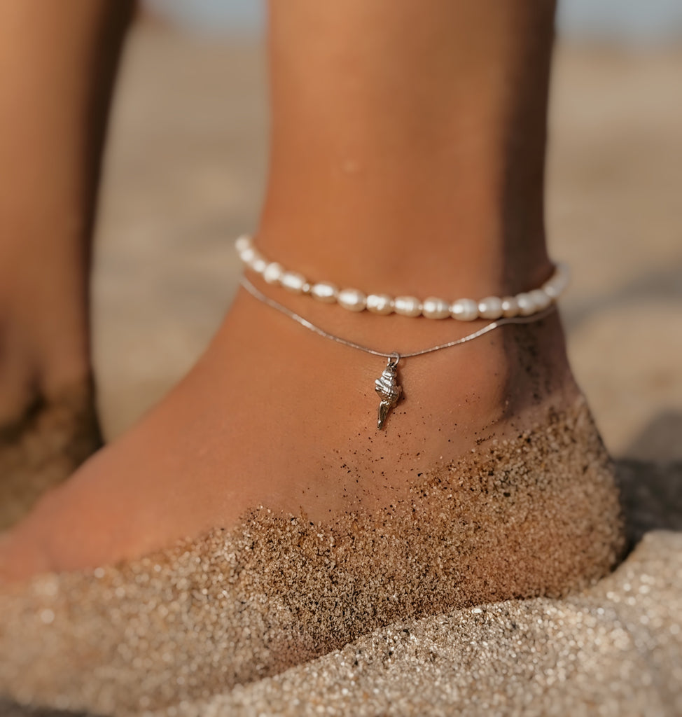 Seashell ~ chaîne de cheville