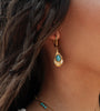 Turquoise ~ boucles d’oreilles