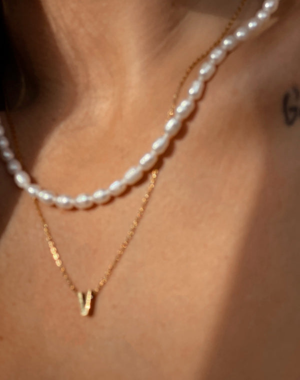Duo Alphabet ~ collier