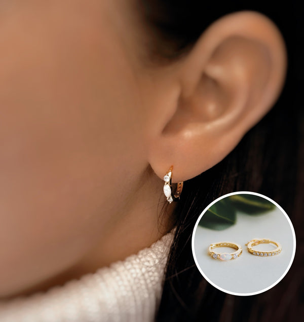 Opalite ~ boucles d’oreilles