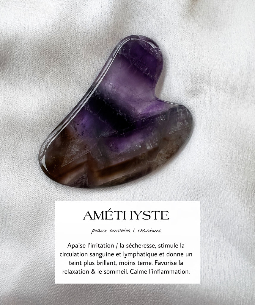 Gua sha Améthyste