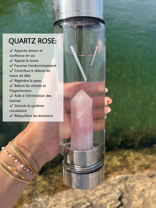 Bouteilles d’élixir ~ Quartz rose