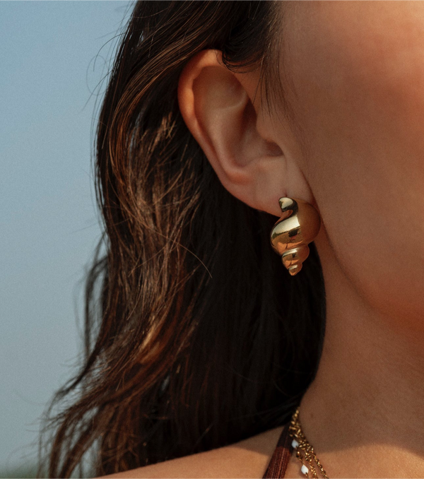 Shell ~ boucles d’oreilles