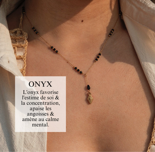 Onyx ~ collier