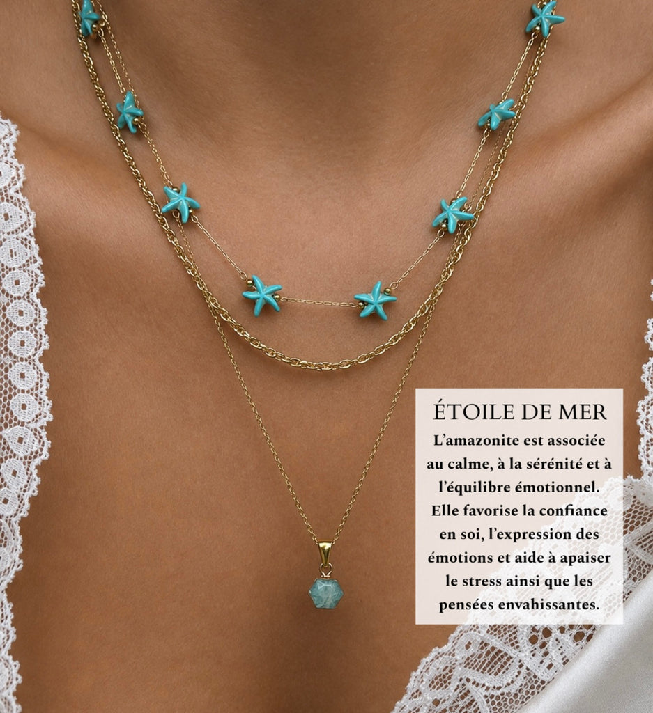 Étoile de mer ~ colliers