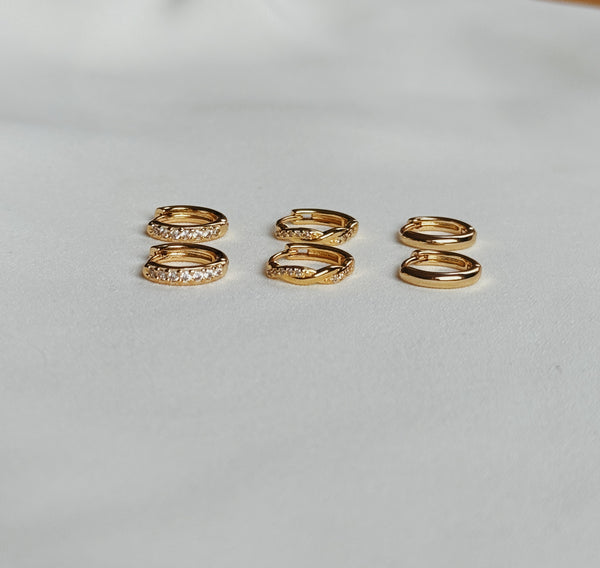 Trio Simpliste ~ boucles d’oreilles