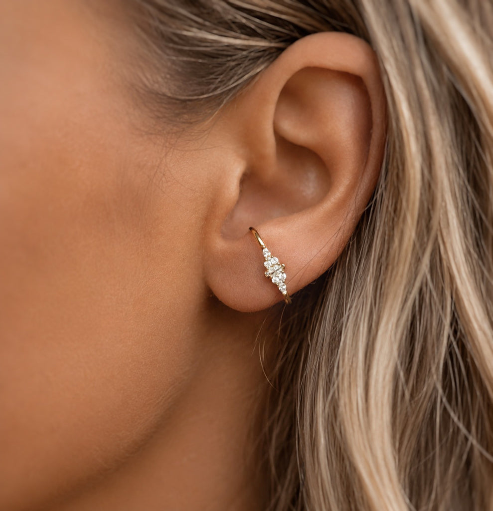 Astre ~ boucles d’oreilles