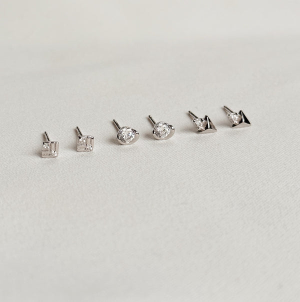 Trio pure ~ boucles d’oreilles