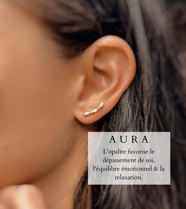 Aura ~ boucles d’oreilles