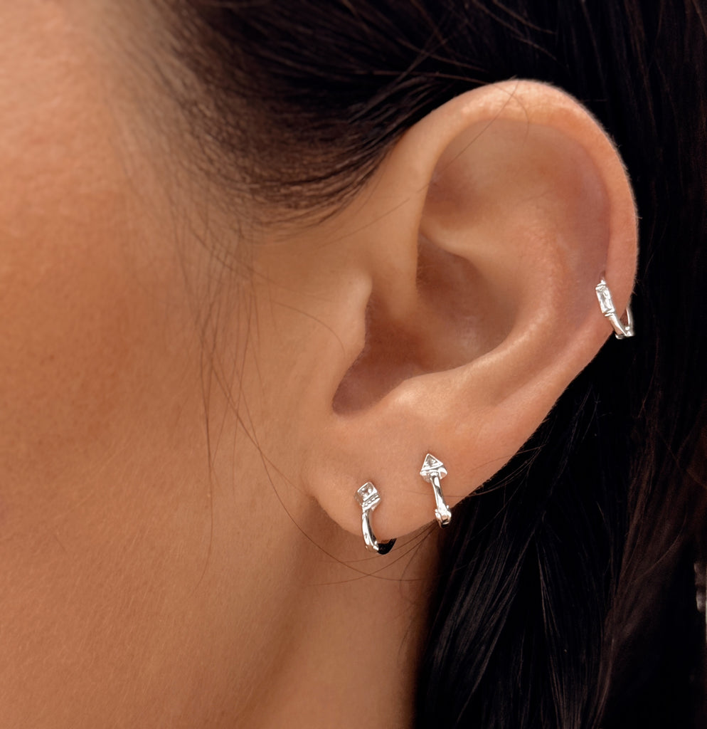 Trilogie ~ trio de boucles d’oreilles