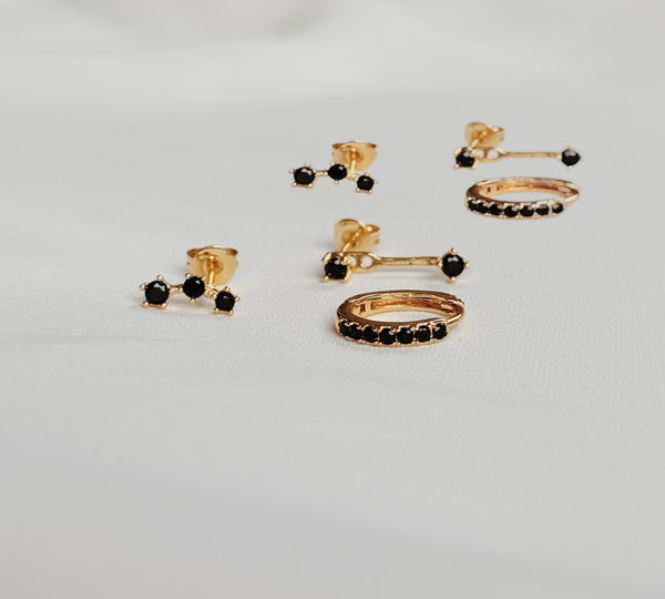 Skylight ~ trio de boucles d’oreilles