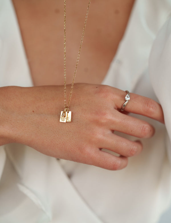 Lettre ~ collier personnalisé