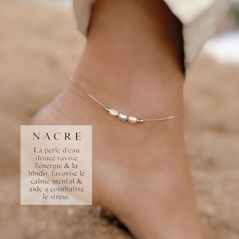 Nacre ~ chaîne de cheville