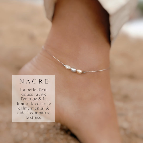 Nacre ~ chaîne de cheville