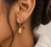 Astre ~ boucles d’oreilles
