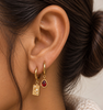 Astre ~ boucles d’oreilles