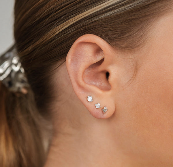 Trio pure ~ boucles d’oreilles