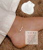 Nacre ~ chaîne de cheville