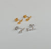 Rose ~ boucles d’oreilles