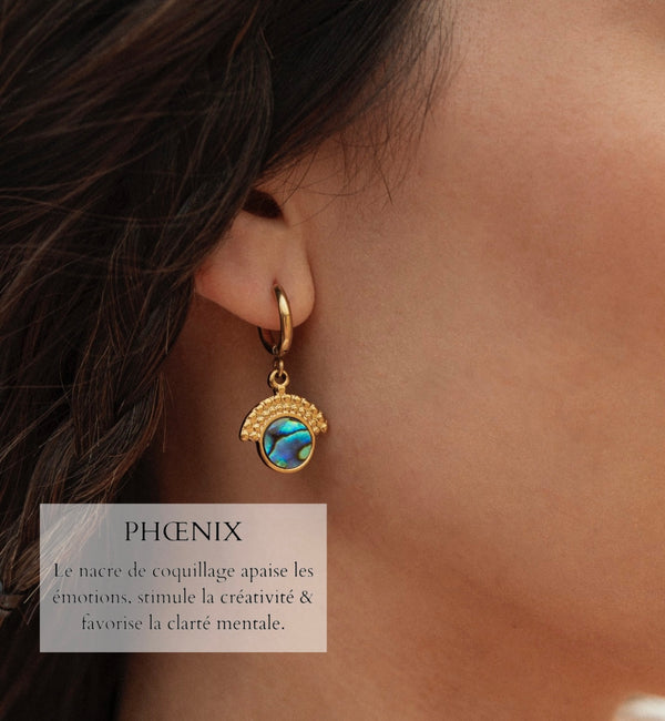 Phœnix ~ boucles d’oreilles