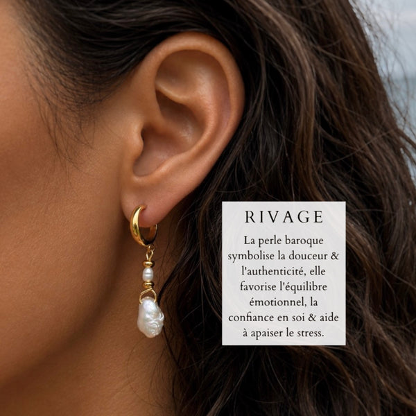 Rivage ~ boucles d’oreilles