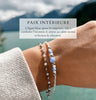Paix intérieure ~ duo de bracelets