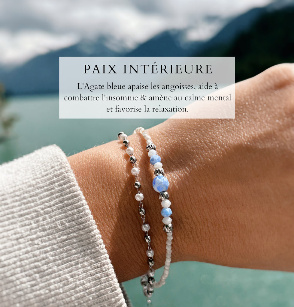 Paix intérieure ~ duo de bracelets