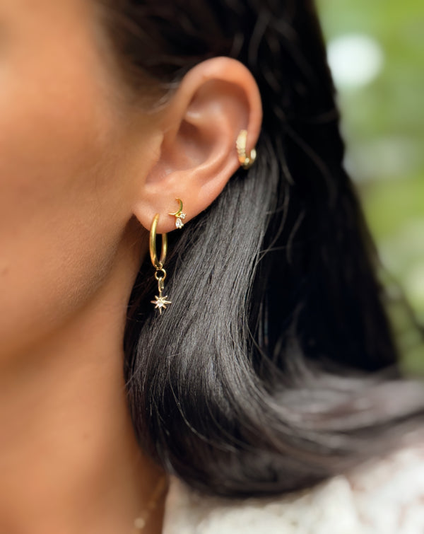 Duo Météorite ~ boucles d’oreilles