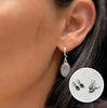 Lunaire ~ boucles d’oreilles