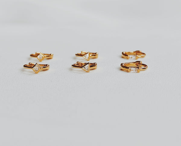 Trilogie ~ trio de boucles d’oreilles