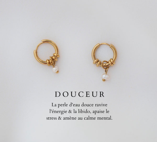 Douceur ~ boucles d’oreilles