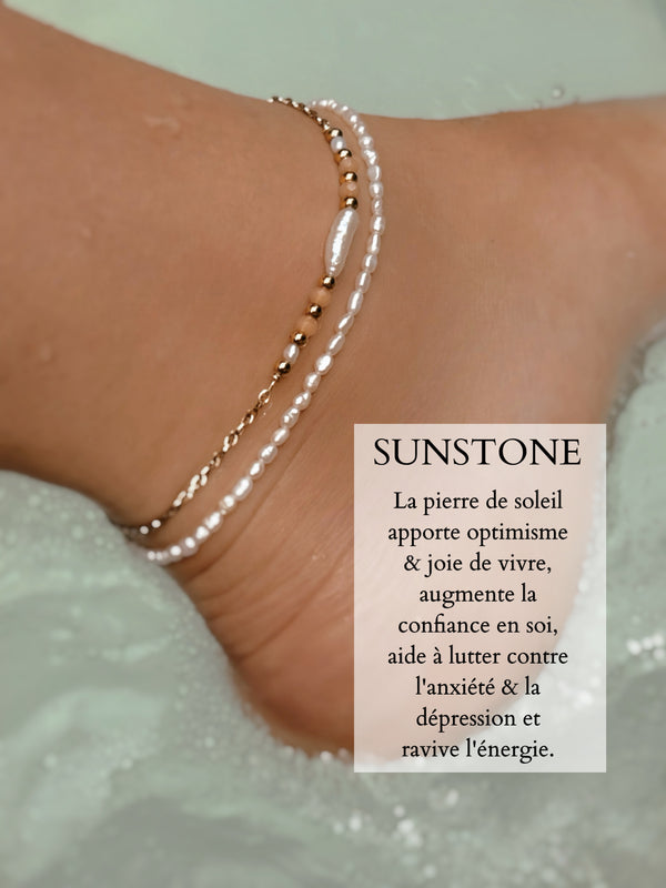 Sunstone ~ chaînes de chevilles
