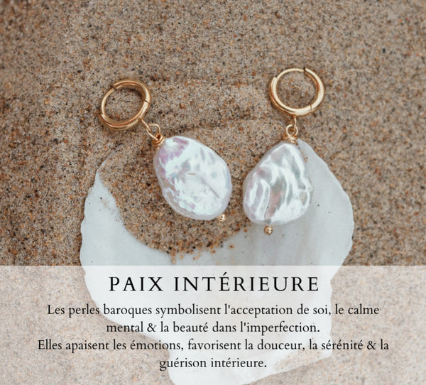 Paix intérieure ~ boucles d’oreilles