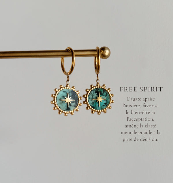 Free Spirit ~ boucles d’oreilles