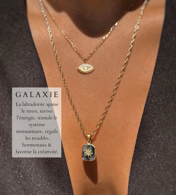 Galaxie ~ collier pré commande