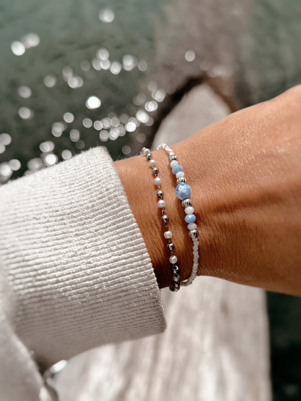 Paix intérieure ~ duo de bracelets